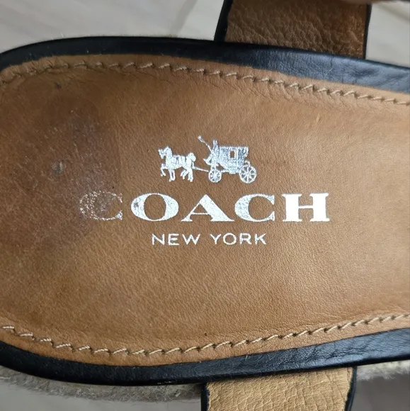 C - Coach Elita sandal Wedge heels