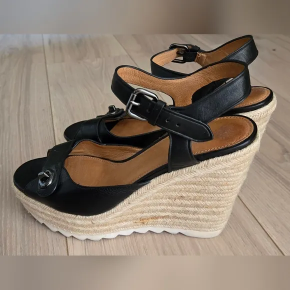 C - Coach Elita sandal Wedge heels