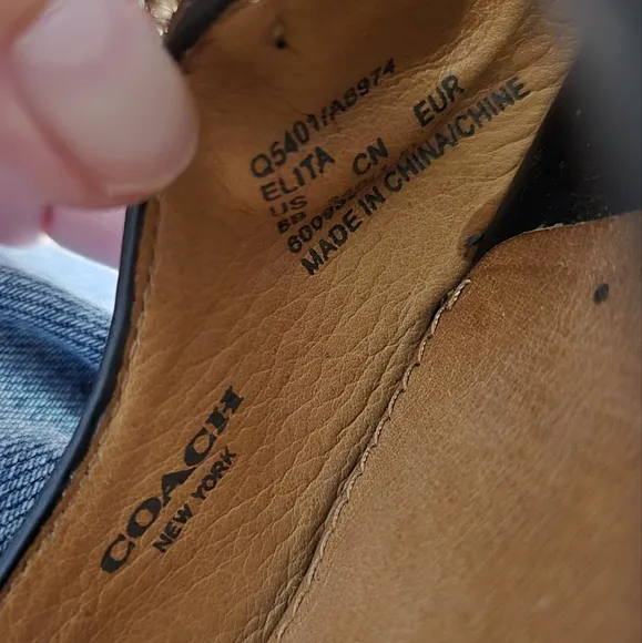 C - Coach Elita sandal Wedge heels