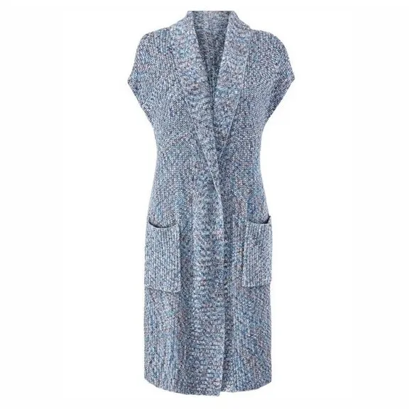 CABI #3165 Napa Vest sz S Women's Oversize Cardigan Sweater Duster