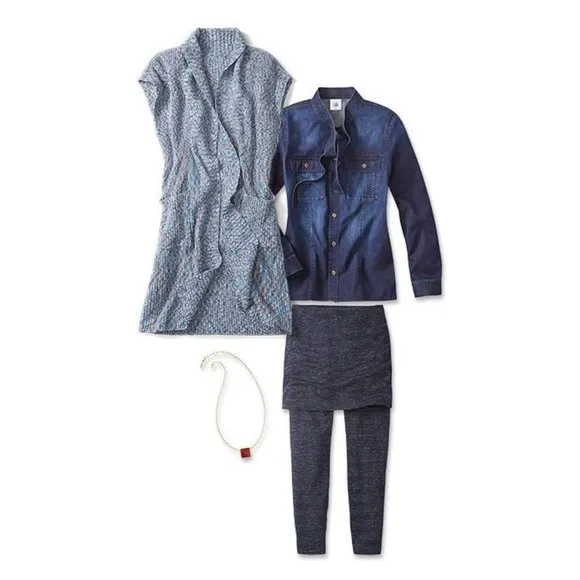 CABI #3165 Napa Vest sz S Women's Oversize Cardigan Sweater Duster