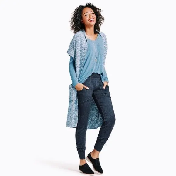 CABI #3165 Napa Vest sz S Women's Oversize Cardigan Sweater Duster