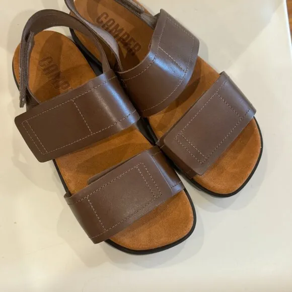 Camper Brutus Sandal - Brown Leather - NWOT