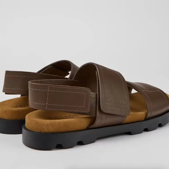 Camper Brutus Sandal - Brown Leather - NWOT