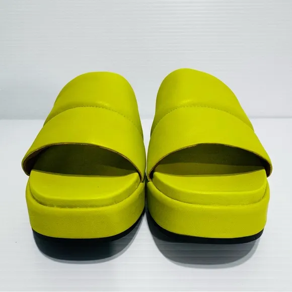 Camper Misia Green Platform Sandals Size 39