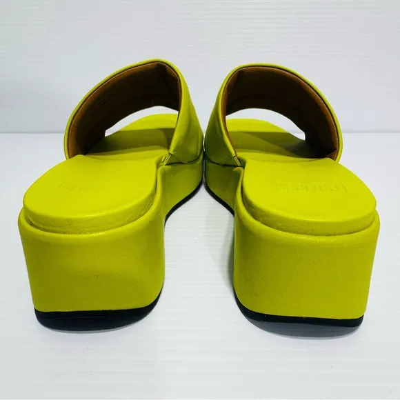 Camper Misia Green Platform Sandals Size 39
