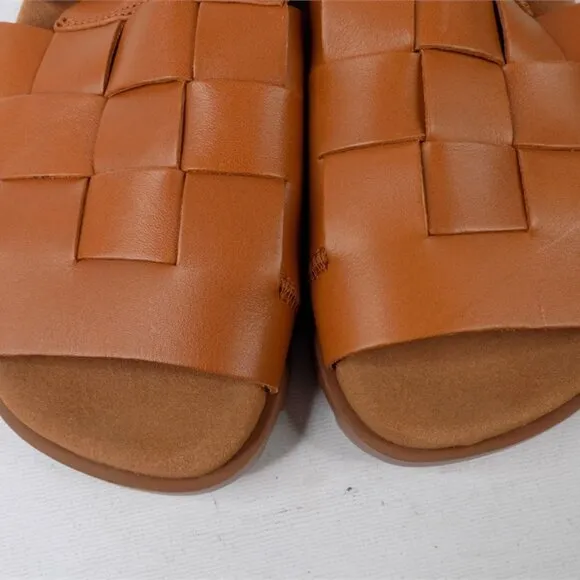 Camper NWOB Men's Camel Brown BRUTUS Buckle Sandals, Size 42 (9M)