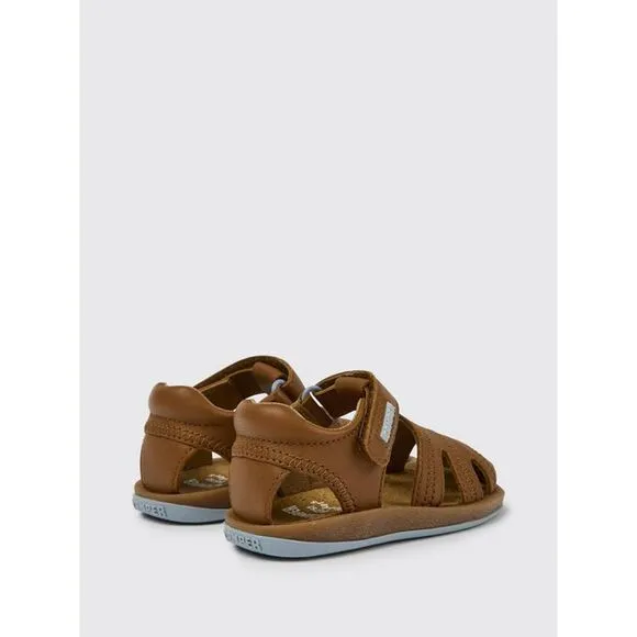 Camper Pelotas Sandals Leather Kids Brown Footwear