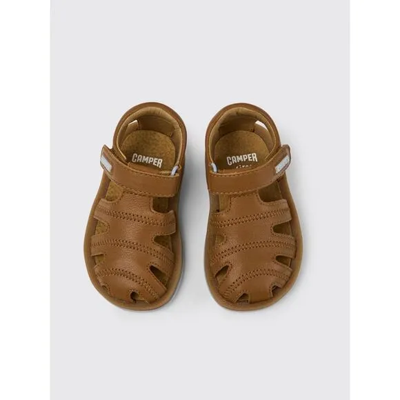 Camper Pelotas Sandals Leather Kids Brown Footwear