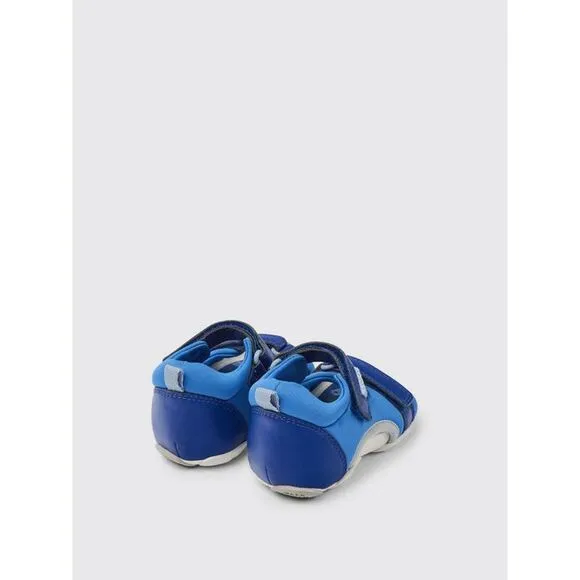 Camper Peu Cami Sandals Hook and Loop Kids Blue Footwear