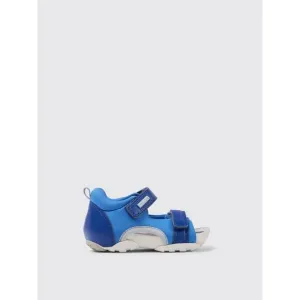 Camper Peu Cami Sandals Hook and Loop Kids Blue Footwear