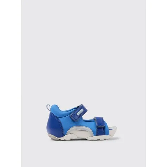 Camper Peu Cami Sandals Hook and Loop Kids Blue Footwear