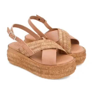 Carlo Pera Leather Flat Sandals - Size 11 - New in Box