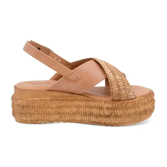 Carlo Pera Leather Flat Sandals - Size 11 - New in Box