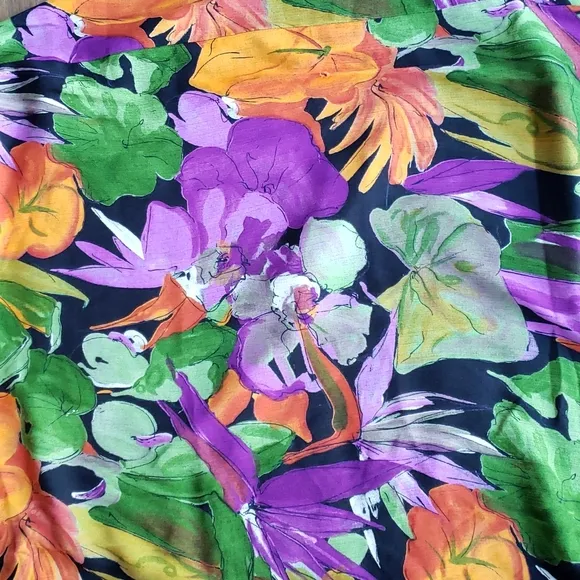 Carole Little Vintage 90s Maxi Dress sz 10 Women's