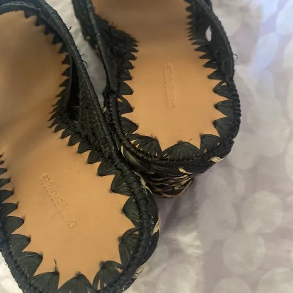 Carrie Forbes &quot;Cello&quot; raffia sandals Size 39/8.5