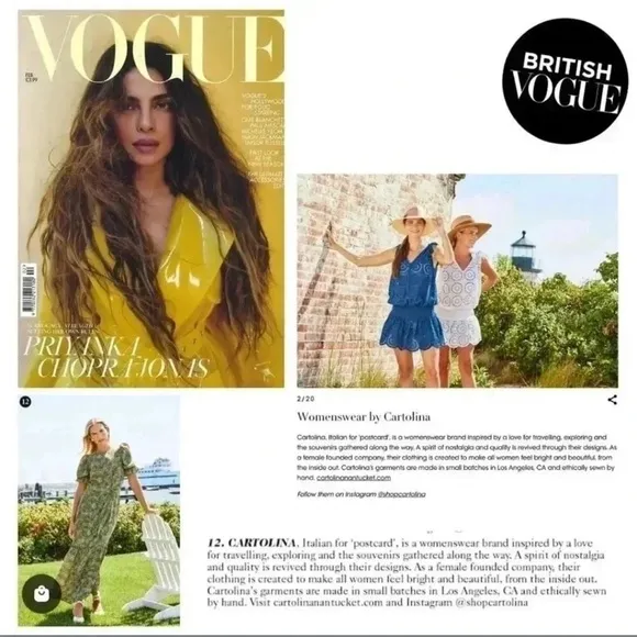 Cartolina Nantucket by Zoe Rosenberg Chloe Pull On Skirt in Yellow Embroidered