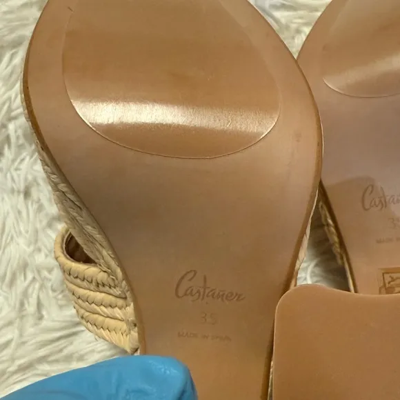 CASTAÑER Adah 130 Raffia Platform Sandals