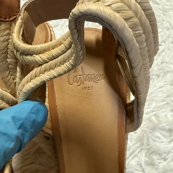 CASTAÑER Adah 130 Raffia Platform Sandals