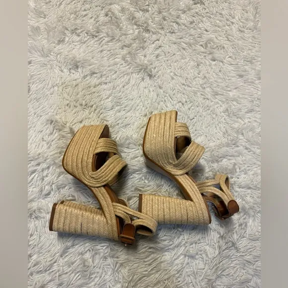 CASTAÑER Adah 130 Raffia Platform Sandals