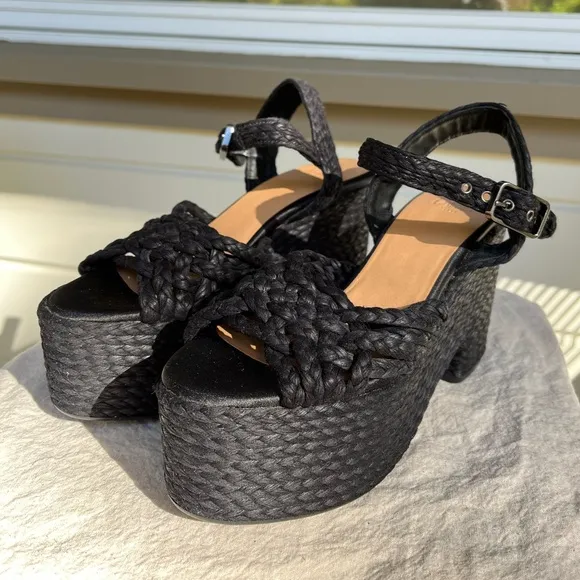 Castañer Woven Platform Sandals