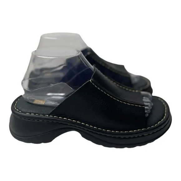 Caterpillar Urban Equipment Women’s Black Leather Chunky Sandals