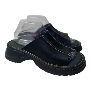 Caterpillar Urban Equipment Women’s Black Leather Chunky Sandals