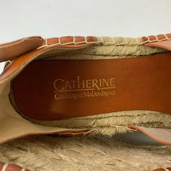 Catherine Malandrino Chapsy Espadrille Wedge Sandals size 6.5