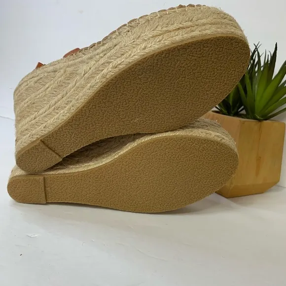 Catherine Malandrino Chapsy Espadrille Wedge Sandals size 6.5