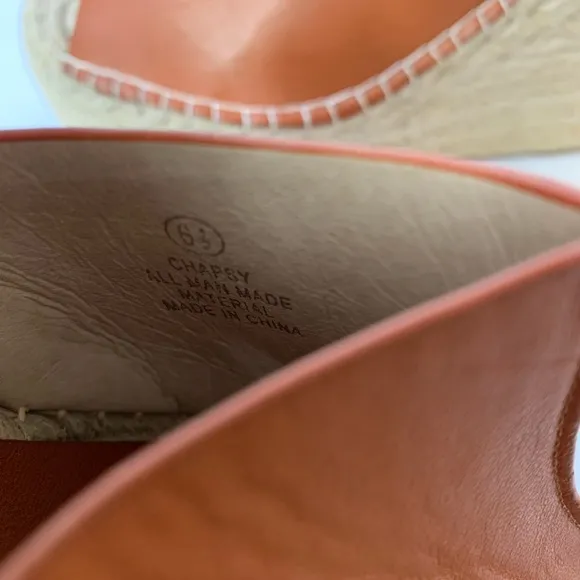Catherine Malandrino Chapsy Espadrille Wedge Sandals size 6.5