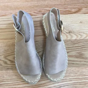 Catherine Melandrino women’s cirkly espadrille wedge sandals SZ 6.