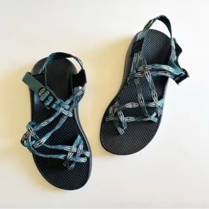 Chaco Black and Blue Z/Cloud X2 Water Hiking Sandals