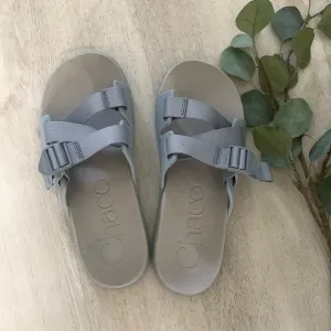 Chaco Chillo Blue/Silver gray Size 10 Women’s Sandals pool summer vacation