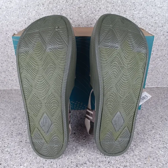 Chaco Chillos Clogs Olive Green Slip On Comfort Outdoors Sandals Men's Shoes