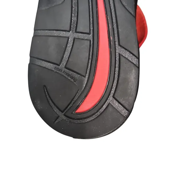 Chaco Hipthong EcoTread Red/Black Sandals Women's 10