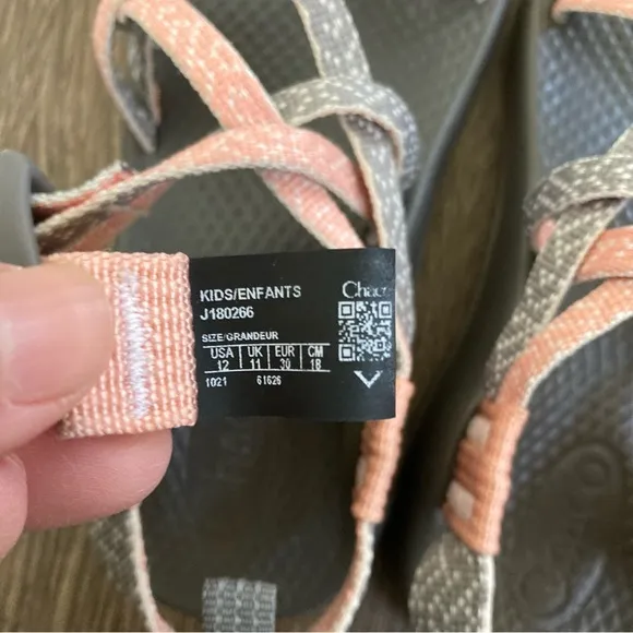 Chaco Kid's ZX/1 Ecotread Sandals - Burlap Heather