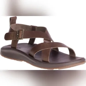 Chaco Mens Wayfarer Brown Leather Sandals, Size 13. NWOT
