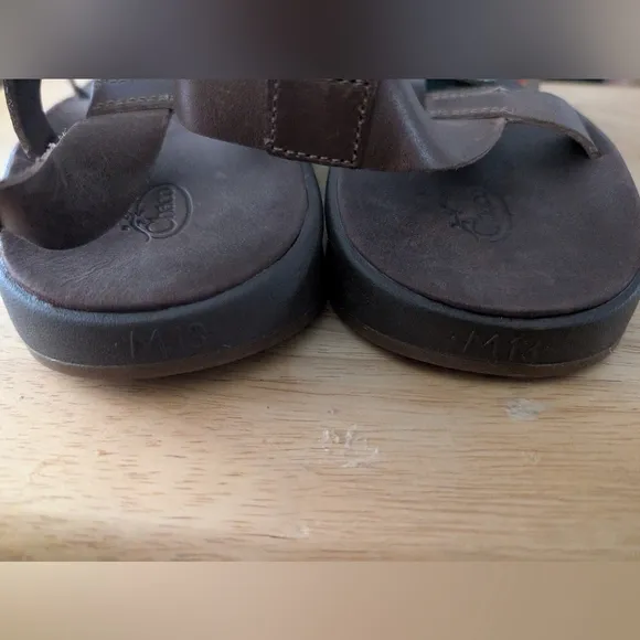 Chaco Mens Wayfarer Brown Leather Sandals, Size 13. NWOT