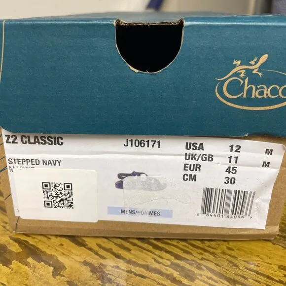 Chaco Men's Z/2 Classic Sandals Stepped Navy  J106171  Sz 12