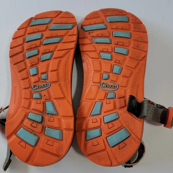 Chaco Triangle Angora Ecotread Sandals Unisex Kids Sz 4 Non-Marking Casual