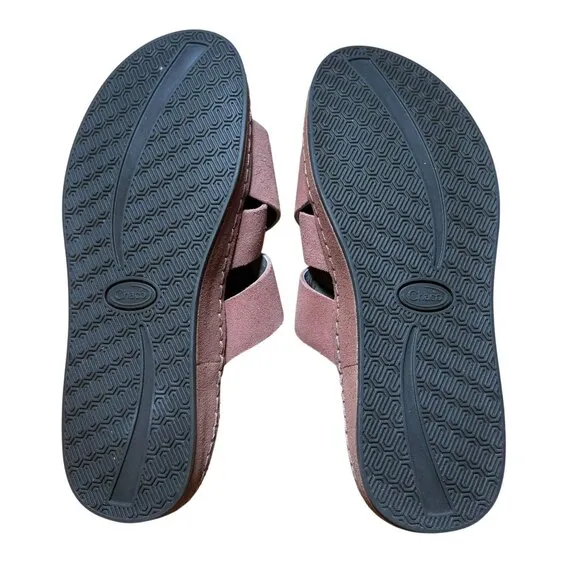 Chaco Wayfarer Suede Slide Sandals Women's Size 7 in Clay New Without Box!