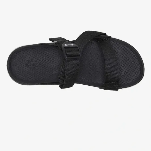 Chaco Women's Size 9 Lowdown Slide Sandals Black NWT Adjustable Webbing
