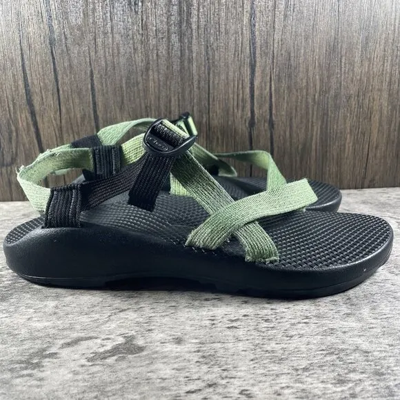 Chaco Womens Z/1 Classic Sandals Size 10 Green Adjustable Straps Vibram Sole Dur