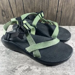 Chaco Womens Z/1 Classic Sandals Size 10 Green Adjustable Straps Vibram Sole Dur