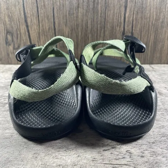 Chaco Womens Z/1 Classic Sandals Size 10 Green Adjustable Straps Vibram Sole Dur