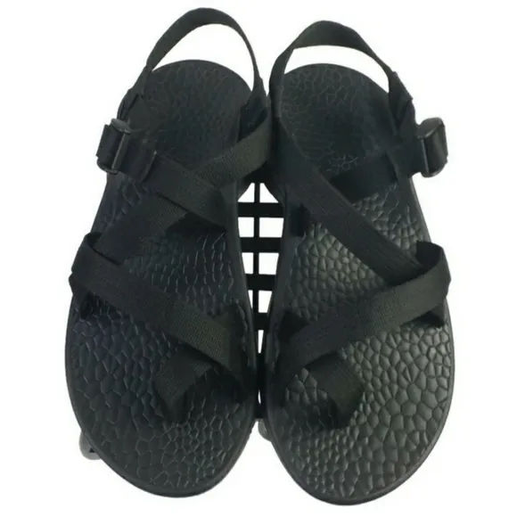 Chaco Z Cloud 2 Black Adjustable Toe Loop Outdoor Sport Sandals Mens Size 11