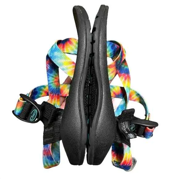 Chaco Z1 Ecotread Kids Tie Dye Strappy Sandals Size 3 Back to School