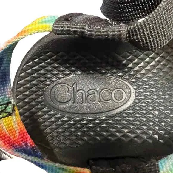 Chaco Z1 Ecotread Kids Tie Dye Strappy Sandals Size 3 Back to School