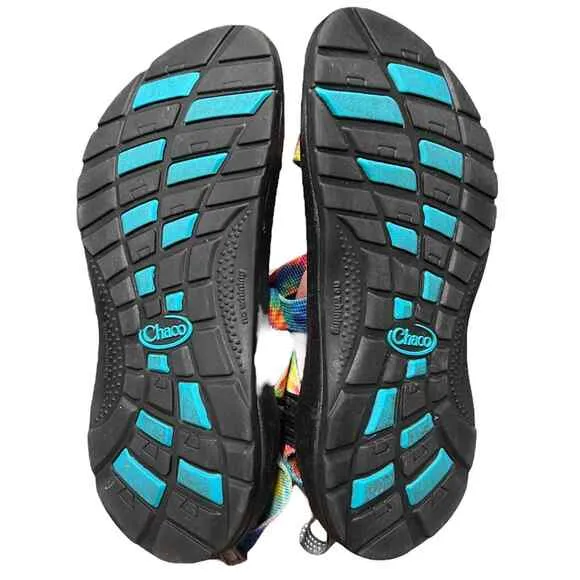 Chaco Z1 Ecotread Kids Tie Dye Strappy Sandals Size 3 Back to School