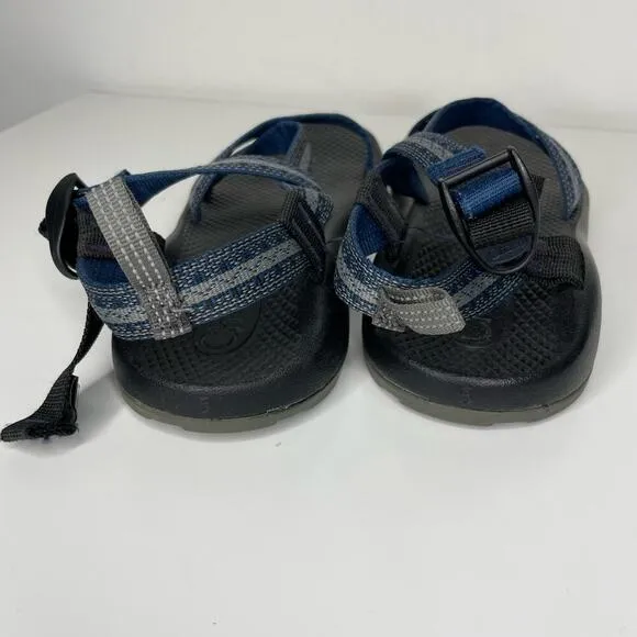 Chaco Z1 EcoTread Stakes Strap Navy Blue Black Sandals